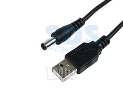 Кабель USB штекер - DC разъем питание 2,1х5,5 мм, 1,5м REXANT