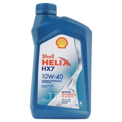 Моторное масло SHELL 10W40 (1L) Helix HX7 ACEA A3/B3/B4, API SN/CF, MB 229.3, VW 502.00/505.00 550040312