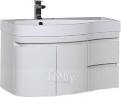 Тумба с умывальником Aquanet Сопрано 95 L / 212998