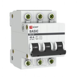 Выключатель нагрузки EKF Basic 3P 40А ВН-29 / SL29-3-40-bas