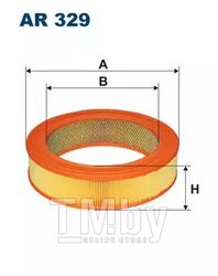 Фильтр воздушный Mitsubishi Colt 1.3 8V, 1.3 12V, 1.3 16V FILTRON AR329