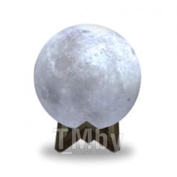 Светильник светодиодный 3D Луна 1Вт 5В Li-ion 450мА d10см настольный бел. GAUSS NN001