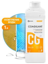 Средство для осветления воды "CRYSPOOL Coagulant", 1л, канистра GRASS 150004