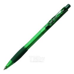 Ручка шарик/автомат "BP1040" 0,7 мм, пласт., прозр., зеленый, стерж. зеленый SENATOR 4261-1040