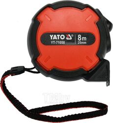 Рулетка с магнитом 8мх25мм (бытовая) Yato YT-71058