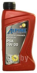 Моторное масло ALPINE PSA 5W30 / 0101381 (1л)