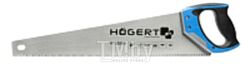 Пила-ножовка 500 мм, 7 TPI, закаленное, трёхсторонняя заточка HOEGERT HT3S206