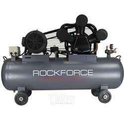 Компрессор 3-х поршневой масляный с ременным приводом (380В,5.5кВт,1000 об/мин,ресивер 135л, 8бар, 904л/м,85дБ) Rock FORCE RF-365-100