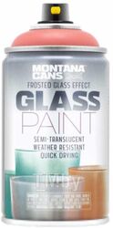 Краска Montana Glass Paint GP3010 Frosted/Matt Coral Red / 482984 (250мл)