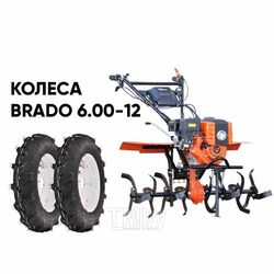 Культиватор SKIPER SP-850SL + колеса BRADO 6.00-12 (комплект)