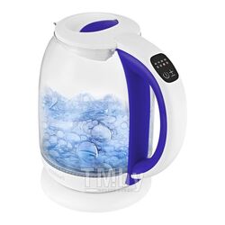 Чайник KITFORT KT-6140-1 (белый/фиолетовый)