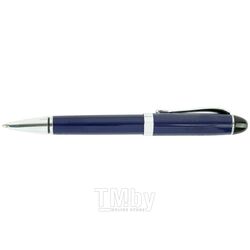 Ручка подар. корпус синий с серебристой отделкой в футляре Darvish DV-3282