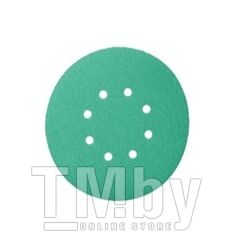 Шлиф. материал Green ALO на бумажной основе 125 мм GRIP P150 8 отв SANDWOX 136.125.150.08