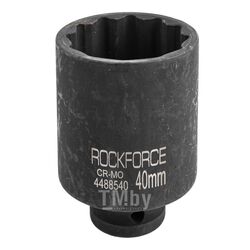Головка ударная глубокая 40мм (12гр.), 1/2" Rock FORCE RF-4488540