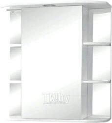 Шкаф с зеркалом для ванной Tivoli Герда 65 L / 461976 (с подсветкой)