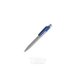 Ручка шарик/автомат "Mood Metal M M1" 1,0 мм, метал/пласт., серебристый/синий, стерж. синий Maxema MD1-M M1-22
