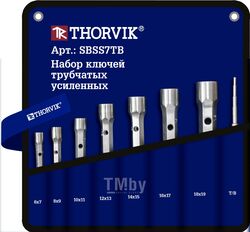 Набор ключей трубчатых усиленных в сумке, 6-19 мм, 7 предметов Thorvik SBSS7TB
