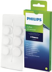 Средство для очистки от кофейных масел Philips CA6704/10 (для кофемашины и кофеварки, для удаления масляного налета, 6 таблеток, 1.6гр)