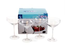 Набор бокалов для мартини стеклянных "bar" 4 шт. 340 мл Crystalex 40750/340