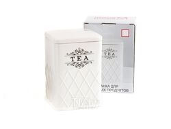 Банка для сыпучих продуктов керамическая "tea" 1200 мл/10,8x15 см Home Line HC21B25T