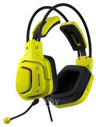 Наушники с микрофоном A4Tech Bloody G575 Punk Yellow мониторные, кабель 2м, Black/Yellow
