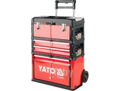 Ящик для инструмента металлический 52X32X72см Yato YT-09101