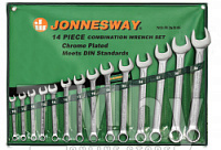 Набор ключей гаечных комбинированных в сумке, 10-32 мм, 14 предметов Jonnesway W26114S