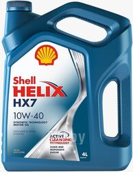 Моторное масло SHELL 10W40 (4L) Helix HX7 ACEA A3/B3/B4, API SN/CF, MB 229.3, VW 502.00/505.00 550040315
