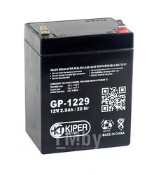 Аккумуляторная батарея Kiper GP-1229 F1 12V/2.9Ah