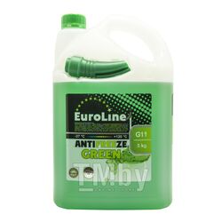 Антифриз 5кг - готовый зеленый, GREEN G11 EUROLINE AF GREEN 5 EUROLINE