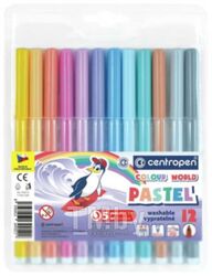 Фломастеры Centropen Colour World Pastel / 7550 1209 (12шт)