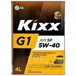 Моторное масло Kixx G1 SP 5W40 4L (API: SP Fully Synthetic) L215444TE1