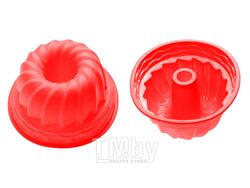 Форма для выпечки, силиконовая, кекс, 24 х 10.5 см, красная, PERFECTO LINEA