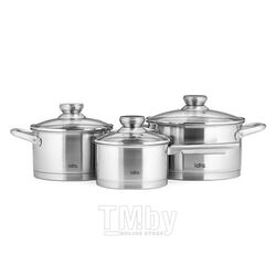 Набор посуды LARA серия DYNASTY (кастрюли 1.8л 2.5л 4.4л) LR02-118
