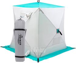 Палатка Premier Fishing Куб зимняя 1.5x1.5 (серый/бирюзовый)