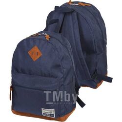 Рюкзак "Deerskin. Navy Blue" 40x30x14 см, текстильный, 1 отделение, 1 карман, синий, deVente 7032071