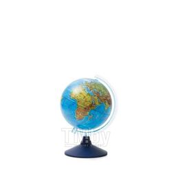 Глобус D=21см с физической картой Земли КЛАССИК Евро, голубая подставка ГЛОБУСНЫЙ МИР Ке012100176