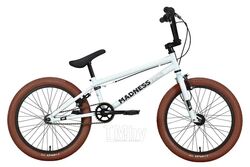 Велосипед STARK Madness BMX 1 2023 (серебристый/черный/коричневый)