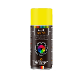 Краска-спрей акриловая желтая 400 мл. Senfineco 4041