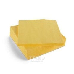 Салфетки бумажные Бик-пак 24*24см 1-сл, цв.желтый, 400шт Cleanton 12-0498/12-1417