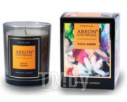 Свеча ароматическая PREMIUM Gold Amber AREON ARE-PC05