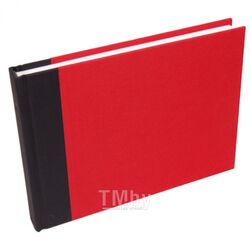 Скетчбук "Canvas cover album" торшон А5, 60л., красный Clairefontaine 96041C