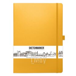 Скетчбук 21*29,7 см, 140 г/м2, 80 л., желтый Sketchmarker 2314404SM