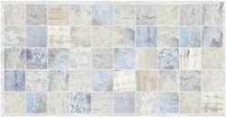 Панель ПВХ Grace Плитка Мрамор голубой (964x484x3.5мм)