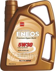 Моторное масло ENEOS 5W30 (4L) Premium API:SN/CF,ACEA:A3/B4/C3,VW505.01,MB229.31(51),BMW LL04 5W30 PREMIUM HYPER 4L