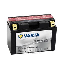 Аккумуляторная батарея VARTA рус 8Ah 115A 149/70/105 YT9B-BS moto 509902008