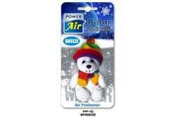 Ароматизатор Белый медведь: подвесная игрушка Polar Friends Bear с ароматом свежести JEES PF-10B