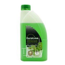 Антифриз 1кг - готовый зеленый, GREEN G11 EUROLINE AF GREEN 1 EUROLINE