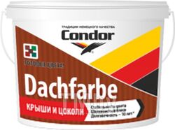 Краска CONDOR Dachfarbe D-06 для крыш (13кг, темно-коричневый)