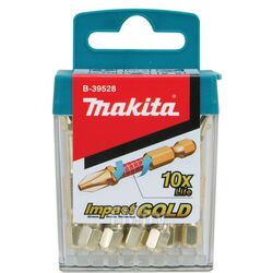 Насадка MAKITA Impact Gold Torsion PH2, 50мм, C-form (10 шт) B-39528-10